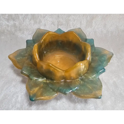 Resin Lotus Flower Candle Holder 15